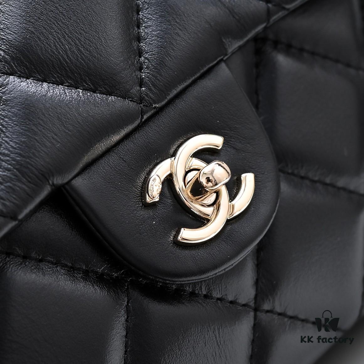 693064666e68136f4d9a446f Large Size 👑 Chanel 24B New Collection Top-Grain Oil-Waxed Leather Handbag with Braided Metal Chain Handle