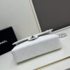 693064736e68136f4d9a4480 Chanel Classic CF1112 Calfskin Grain Texture Handbag with Electroplated Hardware