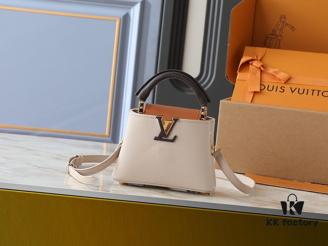 6930649f6e68136f4d9a44b5 Upgraded Original M12956 M12952 M14176 Capucines Mini Bag in Elegant Taurillon Calfskin with Seasonal Hues