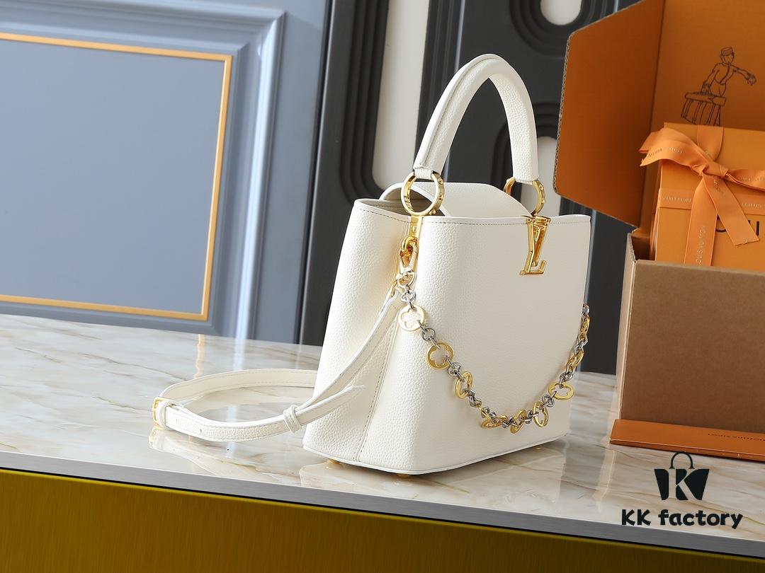 693064a36e68136f4d9a44b8 Upgraded Original Version M12935 M12936 M12937 M12938 Capucines Medium Handbag from Chain On You Collection