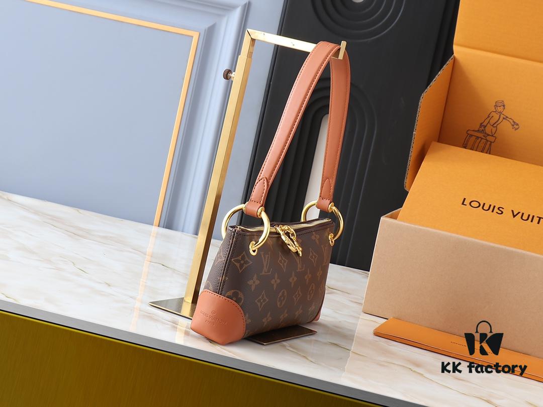 693064af6e68136f4d9a44c6 Upgraded Original M12174 This Pochette Sèvres Belongs to the LV Ski Collection, Ready to Shine in a 'Sparkling' Gunmetal Tone