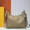 693064c76e68136f4d9a44fa Upgraded Original M12697 Full Leather Khaki Monogram Bag, Floral Material, Classic Canvas with Wide Adjustable Strap