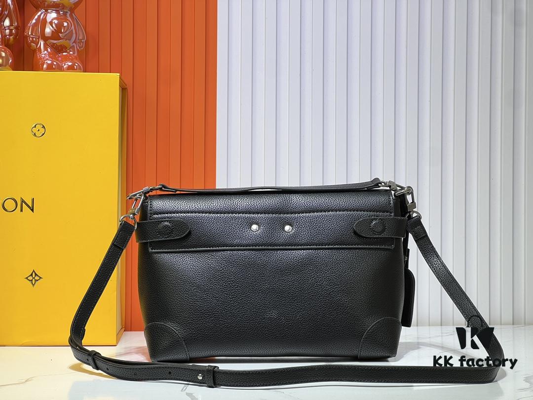 693064cc6e68136f4d9a4504 Upgraded M11607 Full Leather Black M11533 Monogram Gradient Steamer Crossbody Bag