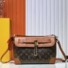 693064ce6e68136f4d9a4507 Upgraded M11607 Full Leather Black M11533 Monogram Gradient Steamer Crossbody Bag