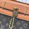693064d16e68136f4d9a450f Upgraded M11607 Full Leather Black M11533 Monogram Gradient Steamer Crossbody Bag