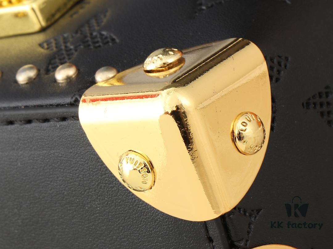 693064d56e68136f4d9a4515 Upgraded Original M46356 M46358 2025 Spring Runway Horizontal Mini Trunk LV Side Trunk Eileen Gu Box Bag