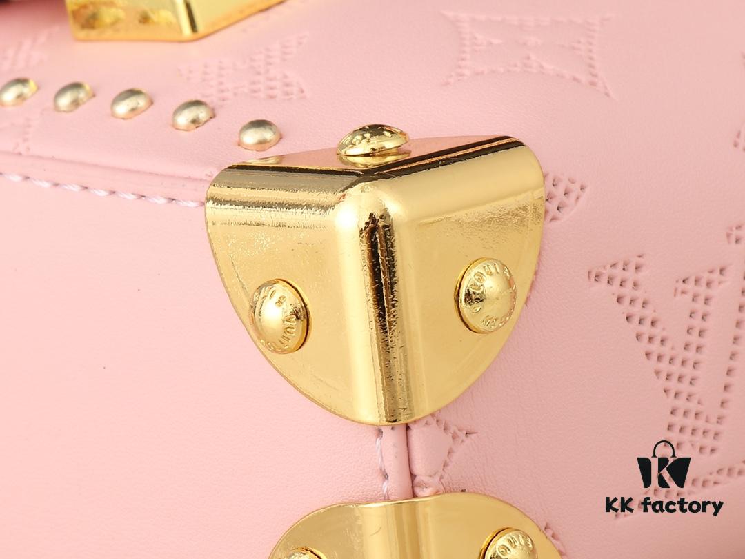 693064d86e68136f4d9a451e Upgraded Original M46356 M46358 2025 Spring Runway Style Horizontal Mini Trunk LV Side Trunk Eileen Gu Box Bag