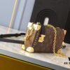 Upgraded Original M46356 M46358 2025 Spring Runway Style Horizontal Mini Trunk LV Side Trunk Eileen Gu Box Bag