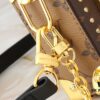 Upgraded Original M46356 M46358 2025 Spring Runway Style Horizontal Mini Trunk LV Side Trunk Eileen Gu Box Bag