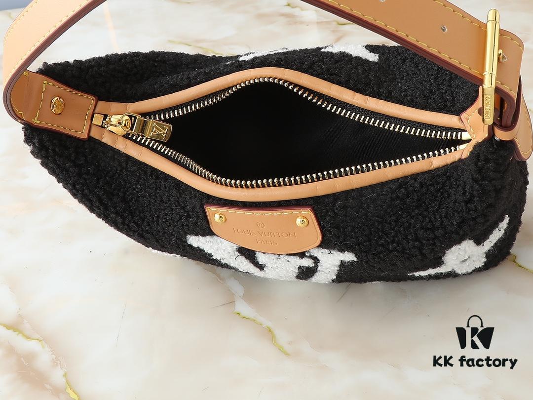 693064e66e68136f4d9a453b Upgraded Original M11920 LV Ski Collection Hills Pochette Clutch with Shimmering Metallic Accents
