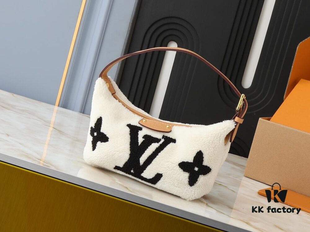 693064e66e68136f4d9a453d Upgraded Original M11920 LV Ski Collection Hills Pochette Clutch with Shimmering Metallic Accents