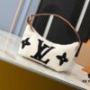 693064e66e68136f4d9a453e Upgraded Original M11920 LV Ski Collection Hills Pochette Clutch with Shimmering Metallic Accents