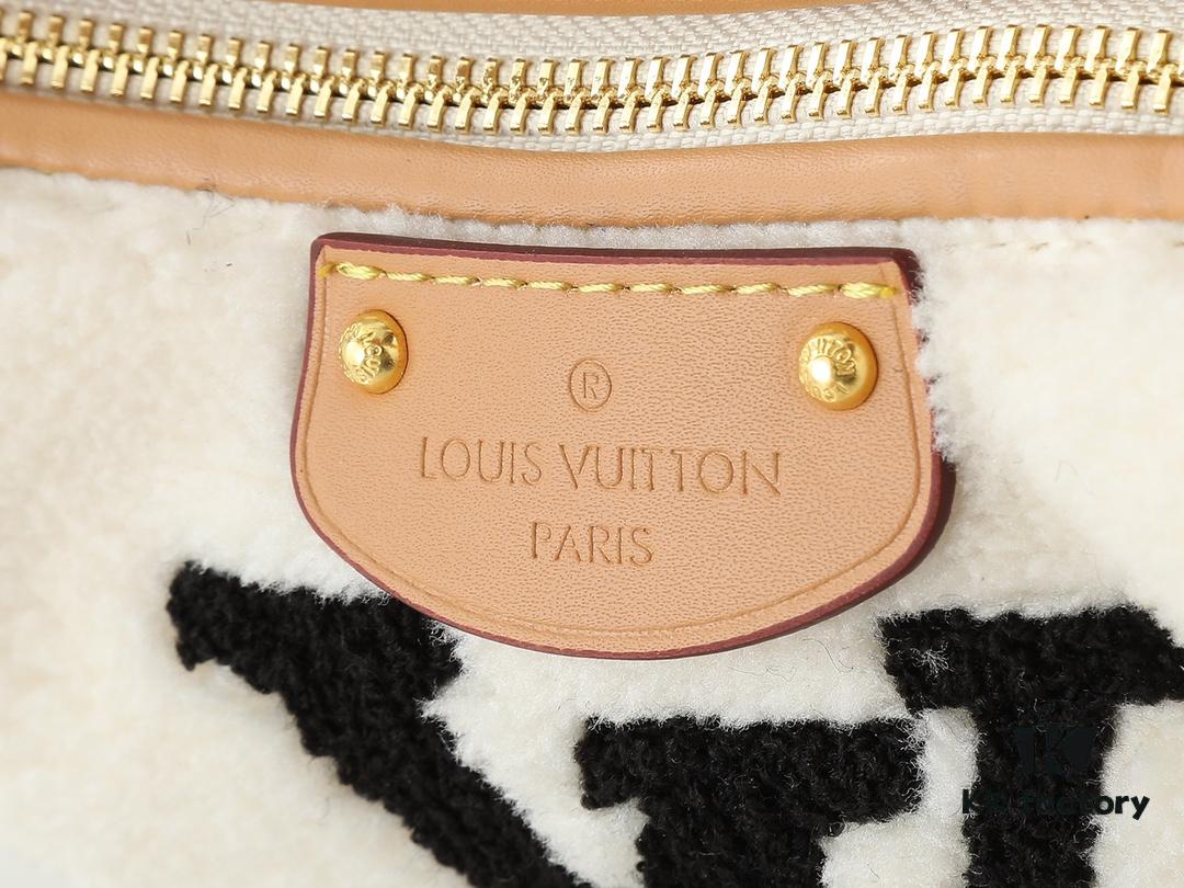 693064e96e68136f4d9a4540 Upgraded Original M11920 LV Ski Collection Hills Pochette Clutch with Shimmering Metallic Accents