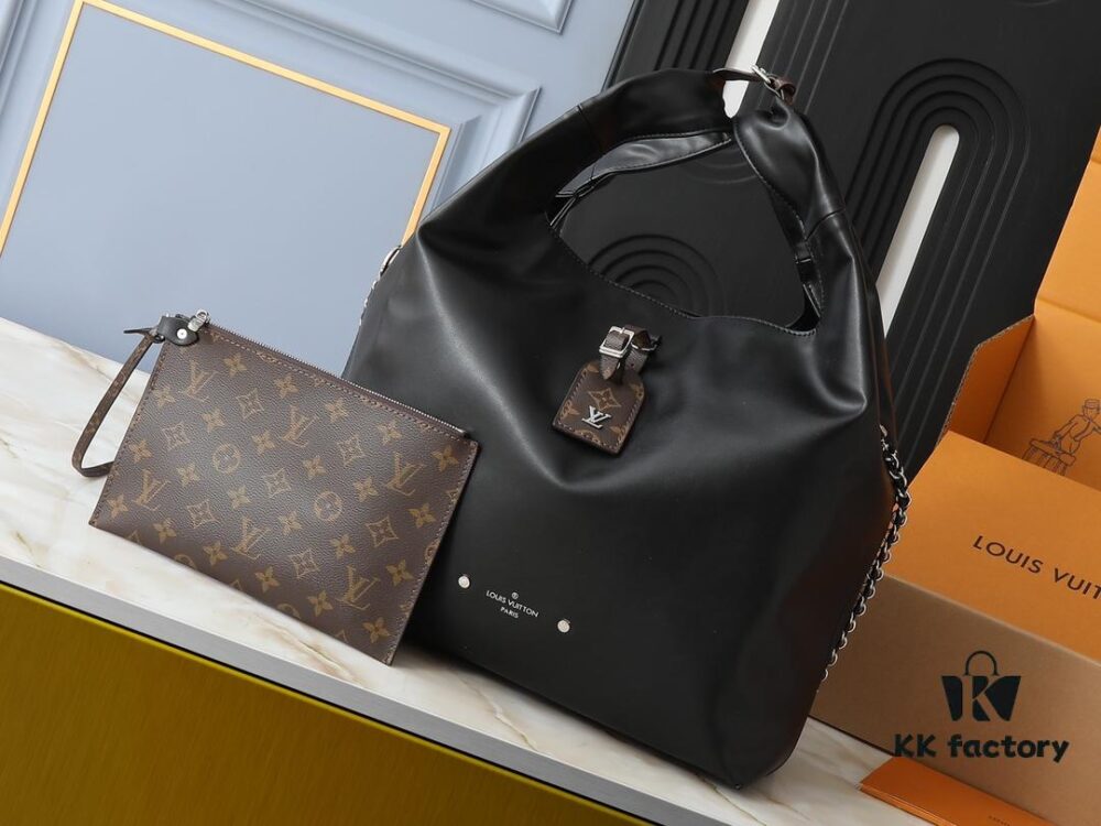 693064ee6e68136f4d9a454d Upgraded Original M11266 M11387 Atlantis Medium Handbag from the Dark Side Collection