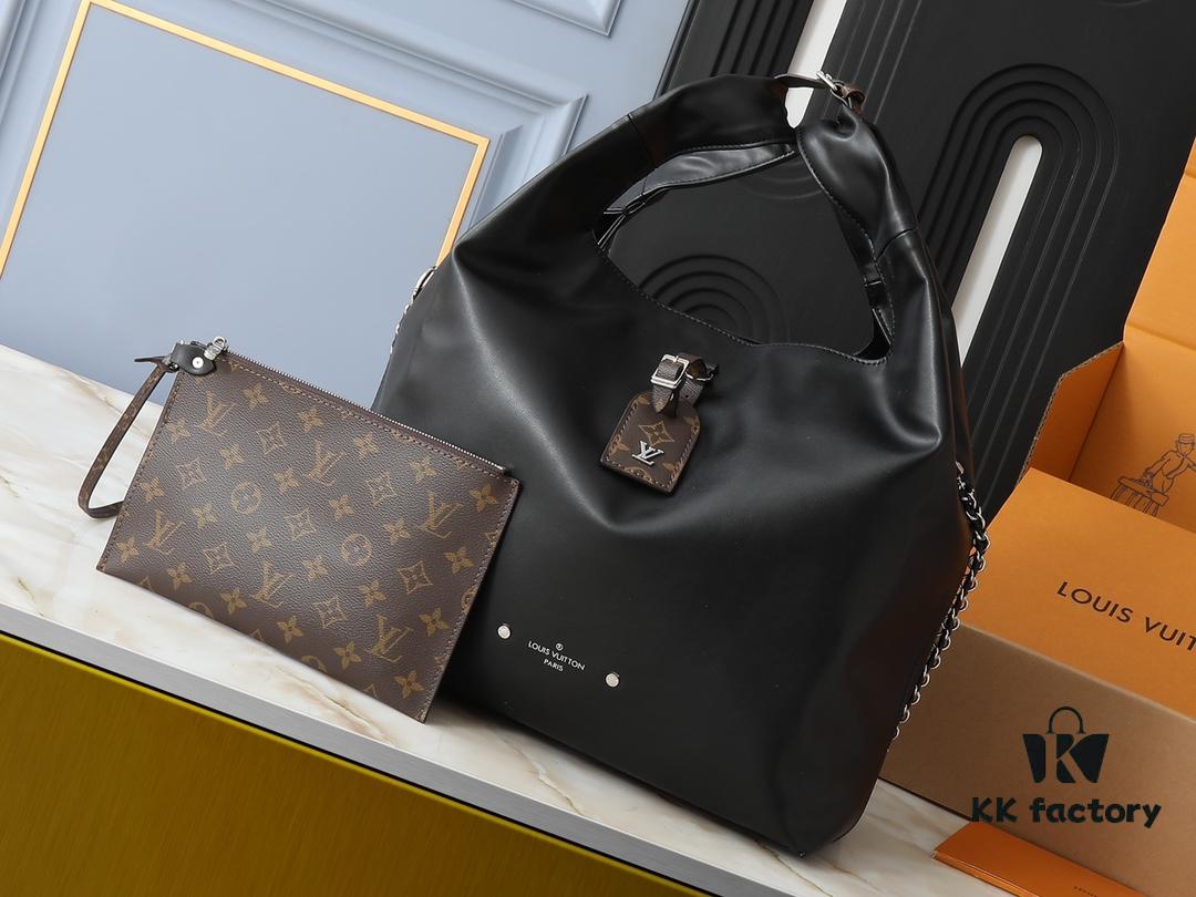 693064ee6e68136f4d9a454d Upgraded Original M11266 M11387 Atlantis Medium Handbag from the Dark Side Collection