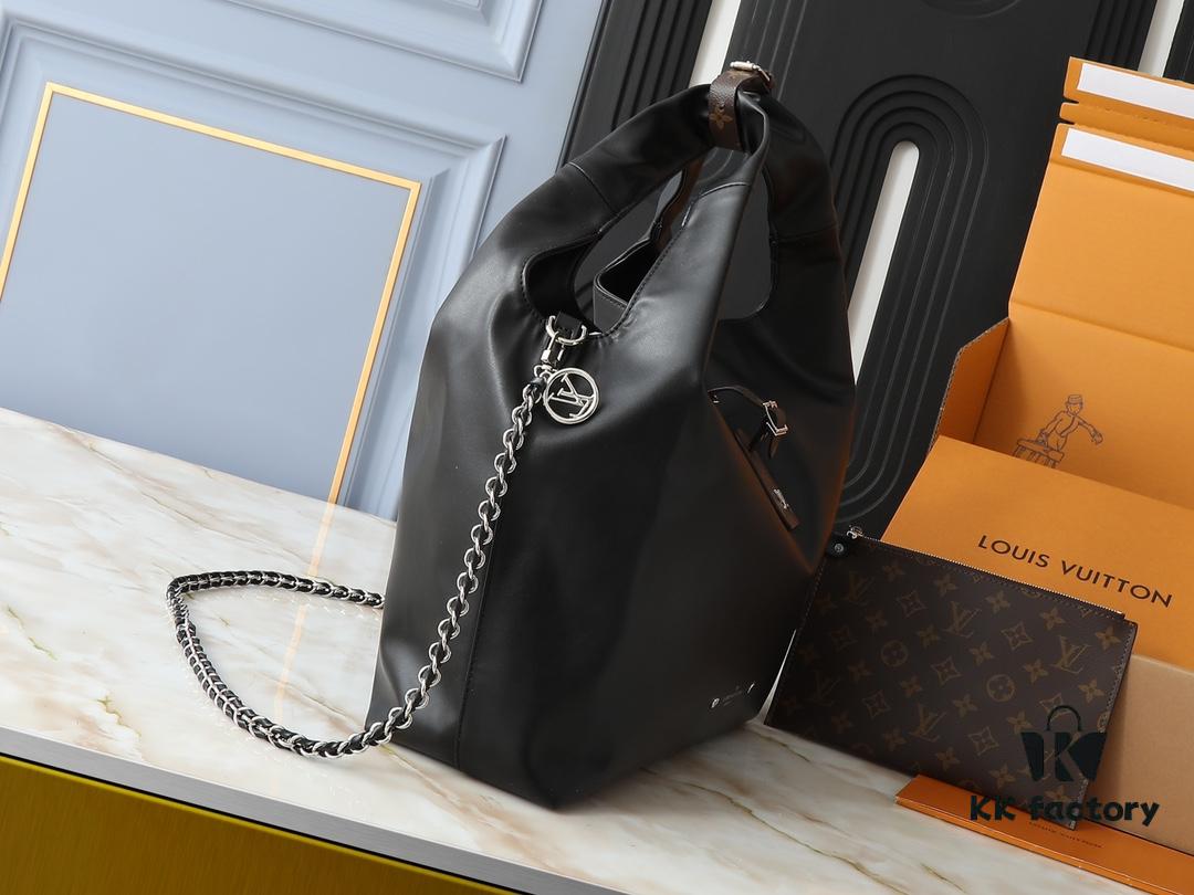 693064ee6e68136f4d9a454f Upgraded Original M11266 M11387 Atlantis Medium Handbag from the Dark Side Collection
