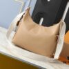 Upgraded Original M12697 Full Leather Khaki Monogram Bag, Floral Material, Classic Canvas with Wide Strap, Magnetic Double Pockets on Both Sides, Adjustable Wide Strap with Monogram Canvas, Infusing Practical Functionality into Avant-garde Design