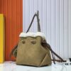 693065006e68136f4d9a4572 Upgraded M11839 (Suede Leather with Digital Perforation, Matched Pattern) Bella Handbag from LV Ski Collection