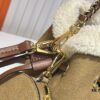 693065006e68136f4d9a4573 Upgraded M11839 (Suede Leather with Digital Perforation, Matched Pattern) Bella Handbag from LV Ski Collection