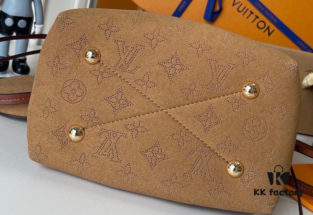 693065026e68136f4d9a4577 Upgraded M11839 (Suede Leather with Digital Perforation, Matched Pattern) Bella Handbag from LV Ski Collection