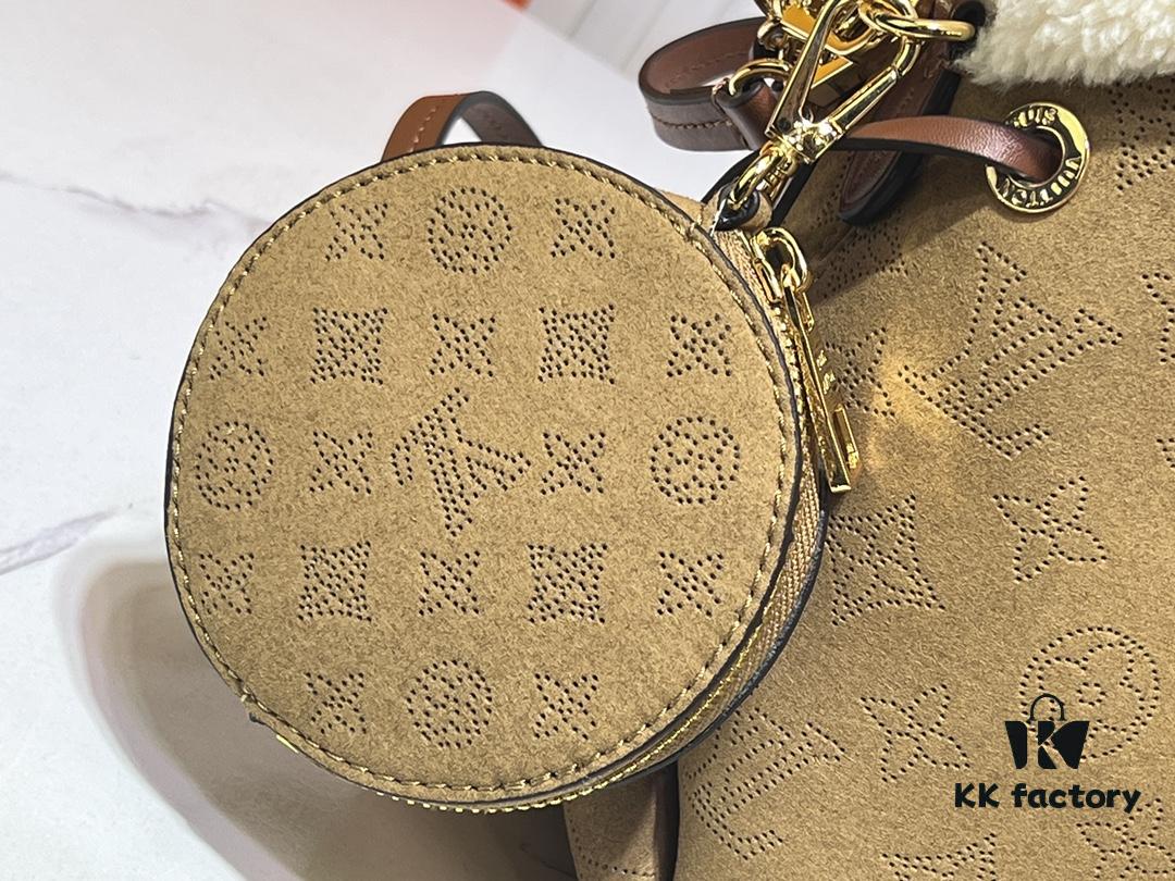 6930651d6e68136f4d9a45ac Upgraded M11839 (Suede Leather with Digital Perforation, Matched Pattern) Bella Handbag from LV Ski Collection