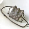 693065446e68136f4d9a45f7 Pico Bella Bucket Bag in Perforated Calfskin Leather