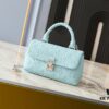 6930655e6e68136f4d9a4623 Upgraded Original Version M12145 White M12144 Black M12211 Blue This Nano Madeleine Bag Features a Miniaturized Interpretation of the Madeleine Bag Crafted in Monogram Empreinte Leather Complemented by a Classic S-Lock Closure and a Detachable Chain Accented with the LV Circle Signature Offering Ample Space for Daily Essentials and Can Be Carried as a Top Handle Crossbody or Shoulder Bag Dimensions: 12.5 x 6 x 21 cm (Height Width Length)