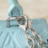 693065626e68136f4d9a462c Upgraded Original Version M12145 White M12144 Black M12211 Blue This Nano Madeleine Bag Features a Miniaturized Interpretation of the Madeleine Bag Crafted in Monogram Empreinte Leather Complemented by a Classic S-Lock Closure and a Detachable Chain Accented with the LV Circle Signature Offering Ample Space for Daily Essentials and Can Be Carried as a Top Handle Crossbody or Shoulder Bag Dimensions: 12.5 x 6 x 21 cm (Height Width Length)
