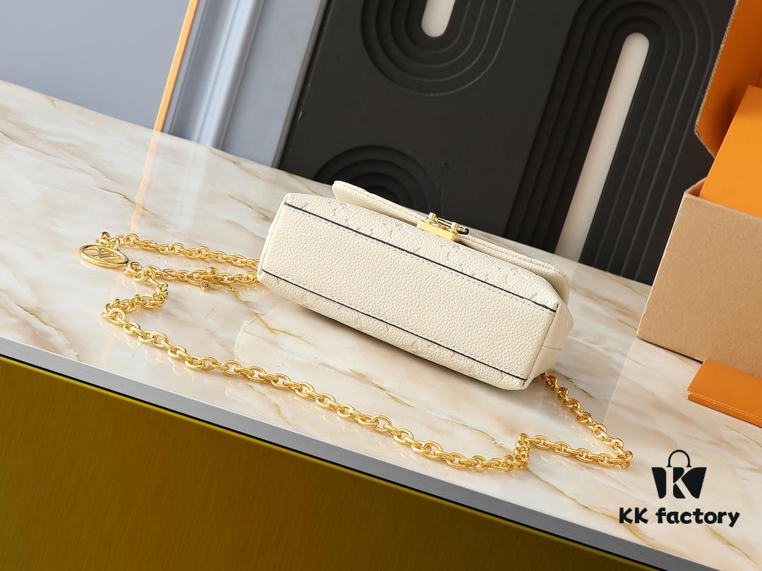693065646e68136f4d9a4632 Upgraded Original M12145 White M12144 Black M12211 Blue This Nano Madeleine Bag Features a Miniature Version of the Madeleine Bag Crafted in Monogram Empreinte Leather with a Classic S-Lock Clasp and a Detachable Chain Accented with the LV Circle Logo Ideal for Carrying Daily Essentials Offering Versatile Carrying Options as a Handbag Shoulder Bag or Crossbody Bag Size: 12.5 x 6 x 21 cm (Height Width Length)