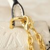 693065656e68136f4d9a4633 Upgraded Original M12145 White M12144 Black M12211 Blue This Nano Madeleine Bag Features a Miniature Version of the Madeleine Bag Crafted in Monogram Empreinte Leather with a Classic S-Lock Clasp and a Detachable Chain Accented with the LV Circle Logo Ideal for Carrying Daily Essentials Offering Versatile Carrying Options as a Handbag Shoulder Bag or Crossbody Bag Size: 12.5 x 6 x 21 cm (Height Width Length)