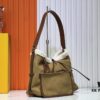 6930656f6e68136f4d9a464a M11843 M46203 (Suede Leather with Digital Perforation Technique, Aligned Pattern) CarryAll Small Bag from LV Ski Collection