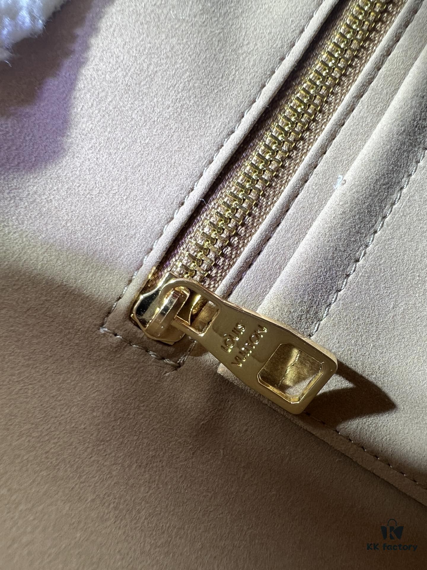 693065736e68136f4d9a4652 M11843 M46203 (Suede Leather with Digital Perforation Technique, Aligned Pattern) CarryAll Small Bag from LV Ski Collection