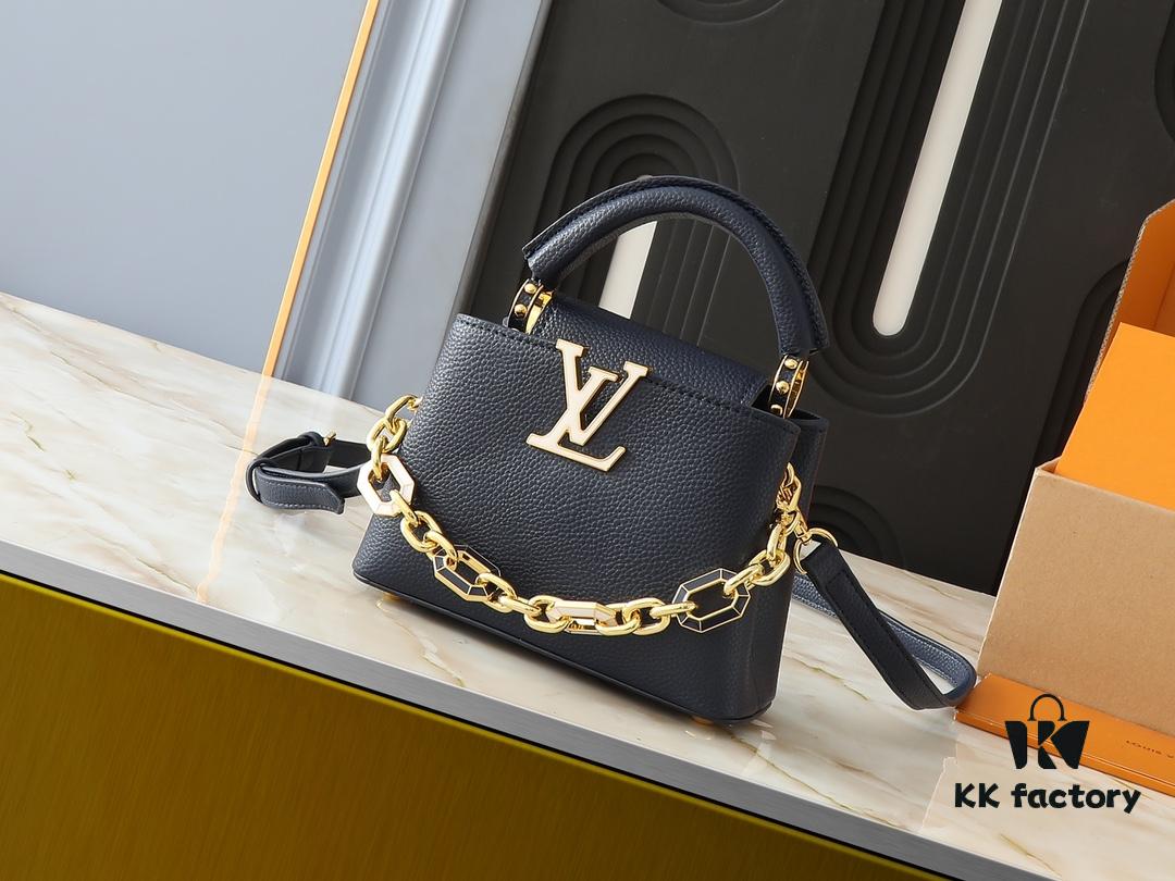 693065766e68136f4d9a4659 Upgraded Original M24683 M25232 M24684 M25211 Capucines Mini Bag in Vibrant Taurillon Leather