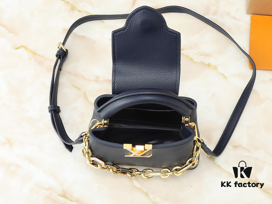 693065796e68136f4d9a465f Upgraded Original M24683 M25232 M24684 M25211 Capucines Mini Bag in Vibrant Taurillon Leather