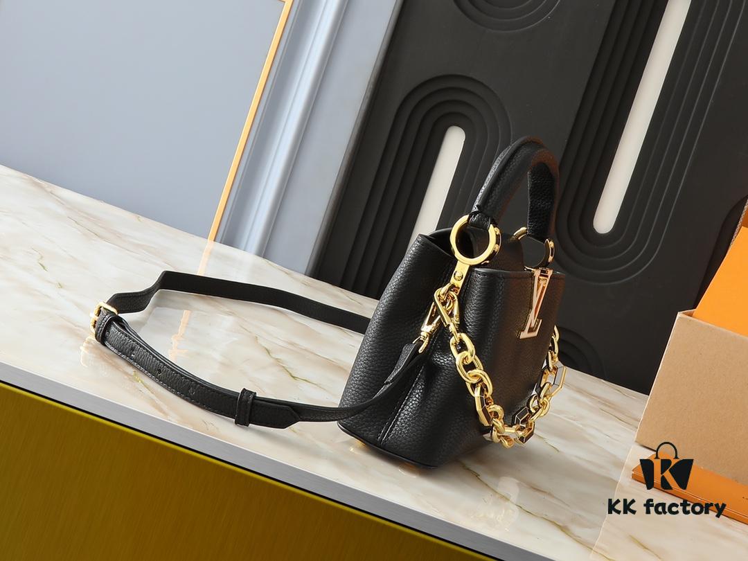 6930657e6e68136f4d9a466c Upgraded Original M24683 M25232 M24684 M25211 This Capucines Mini Bag Crafted from Vibrant Taurillon Leather