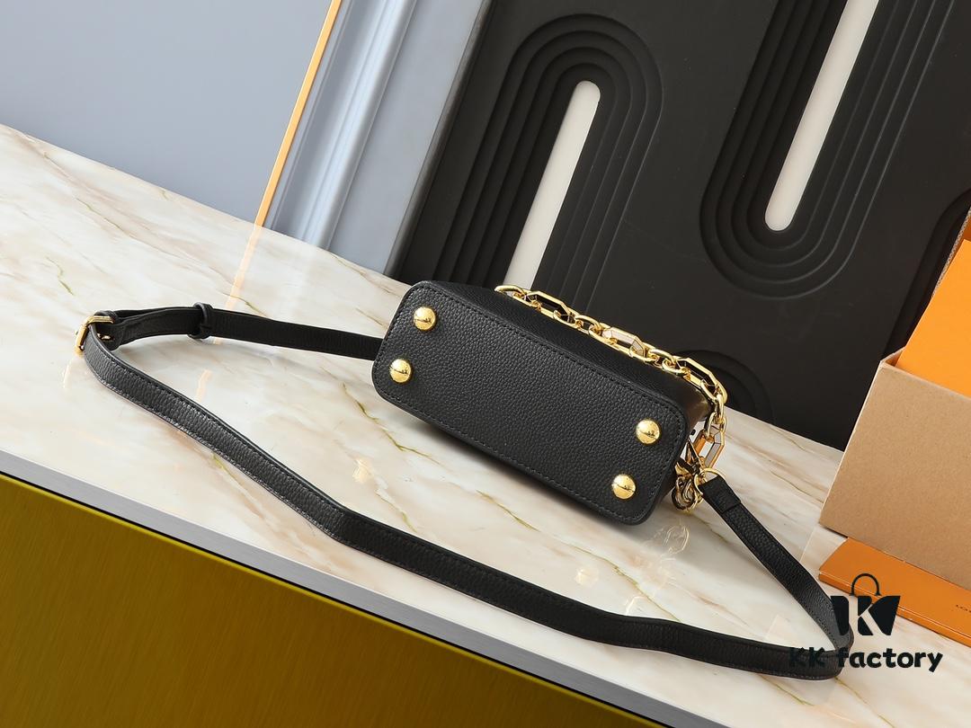 6930657e6e68136f4d9a466d Upgraded Original M24683 M25232 M24684 M25211 This Capucines Mini Bag Crafted from Vibrant Taurillon Leather