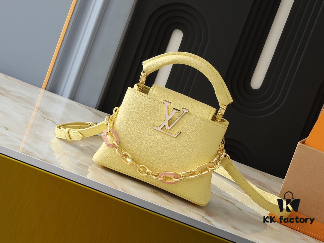 693065826e68136f4d9a4673 Upgraded Original M24683 M25232 M24684 M25211 Capucines Mini Bag in Vibrant Taurillon Leather