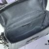Soul Trunk Bag in Black and Multicolor Grain Leather