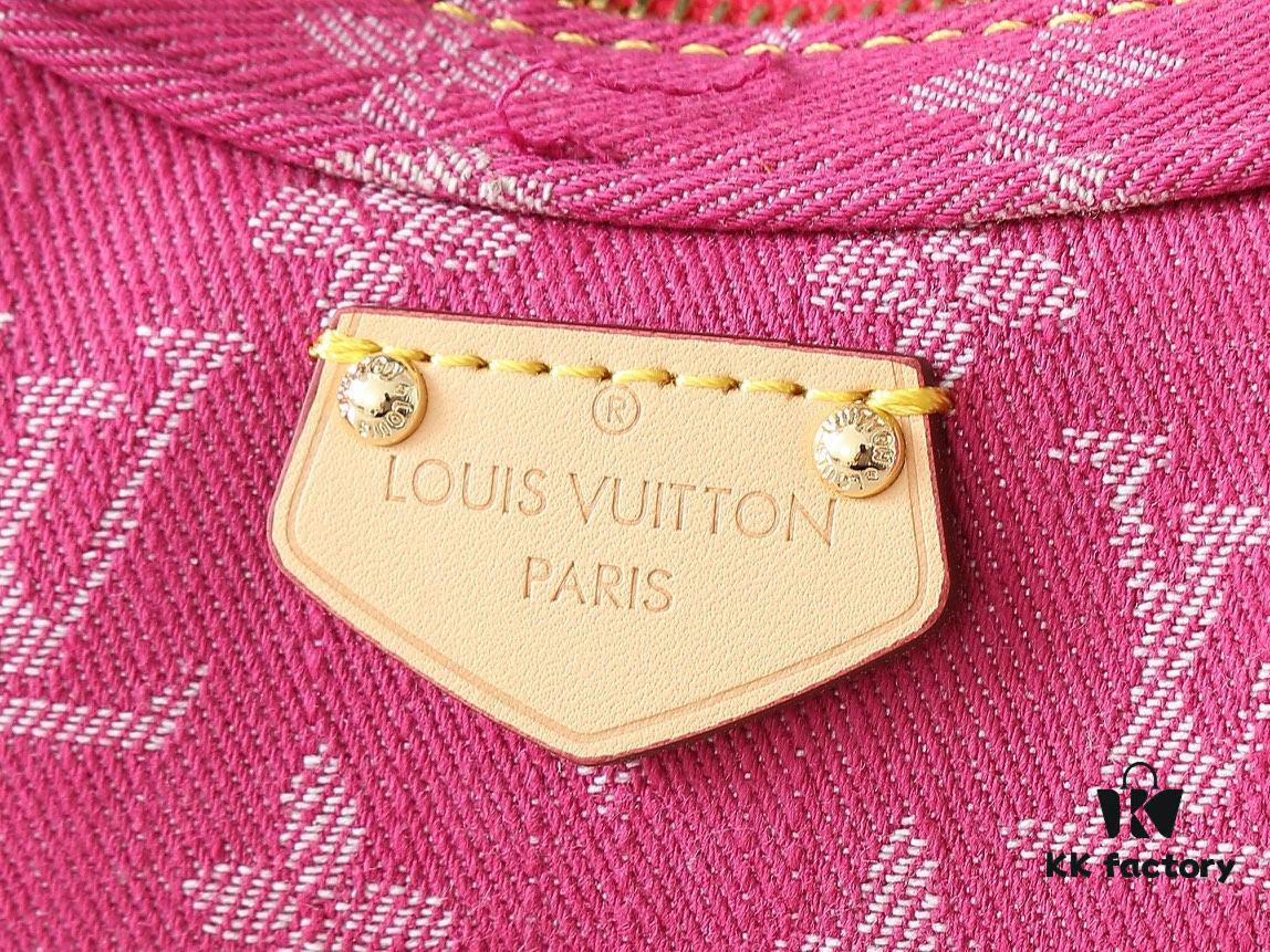 693065d06e68136f4d9a4710 Upgraded Original M46856 Denim M46828 Monogram LV 2024 New Arrival LV Monogram Horn Shoulder Strap Adjustable Pea Bag with Extra Pendant Mini Waist Pouch and Enhanced Design