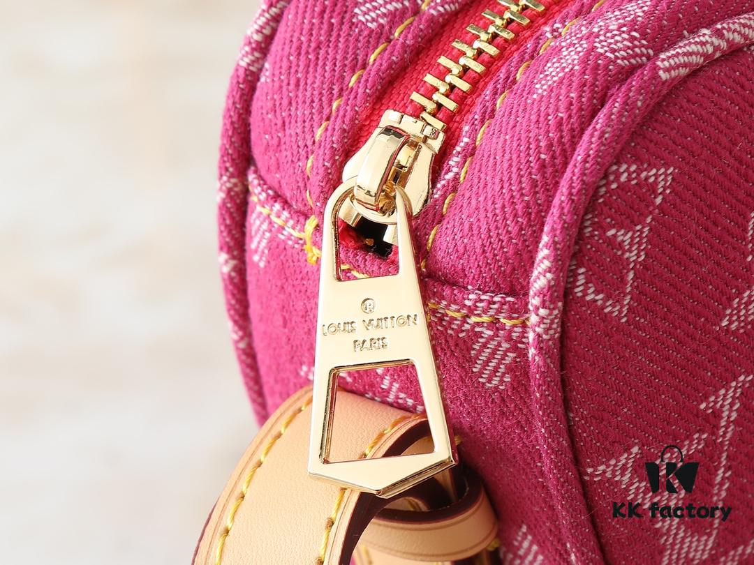 693065d16e68136f4d9a4711 Upgraded Original M46856 Denim M46828 Monogram LV 2024 New Arrival LV Monogram Horn Shoulder Strap Adjustable Pea Bag with Extra Pendant Mini Waist Pouch and Enhanced Design
