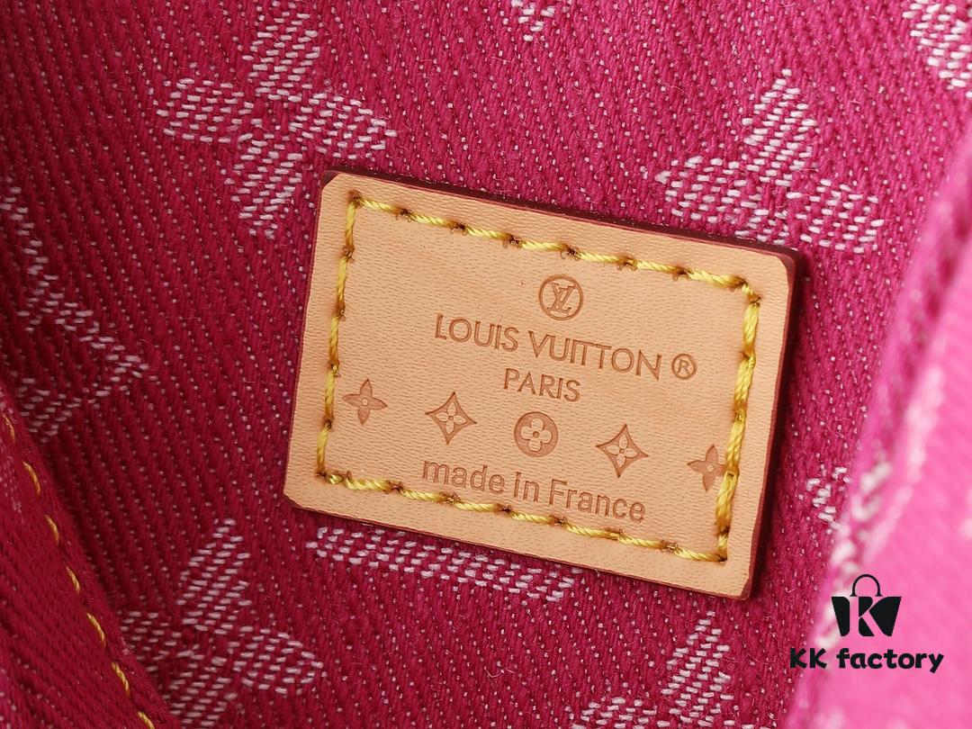 693065d46e68136f4d9a4718 Upgraded Original M46856 Denim M46828 Monogram LV 2024 New Arrival LV Monogram Horn Shoulder Strap Adjustable Pea Bag with Extra Pendant Mini Waist Pouch and Enhanced Design