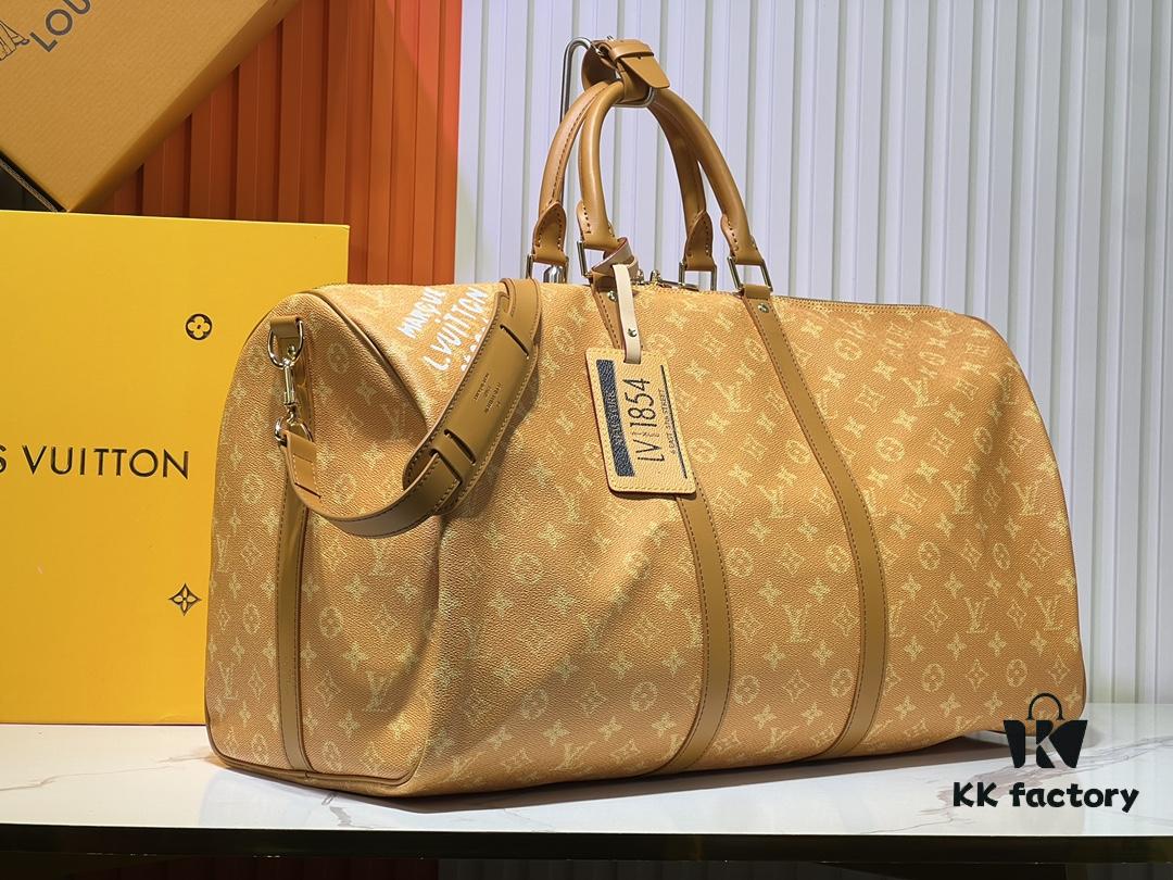 M11558 M13156 M41414 Louis Vuitton LV 24FW New Monogram Black Gradient Blue Vintage Series Messenger Bag Montsouris Crossbody Bag Keepall 55 Travel Bag Multiple Classic Styles
