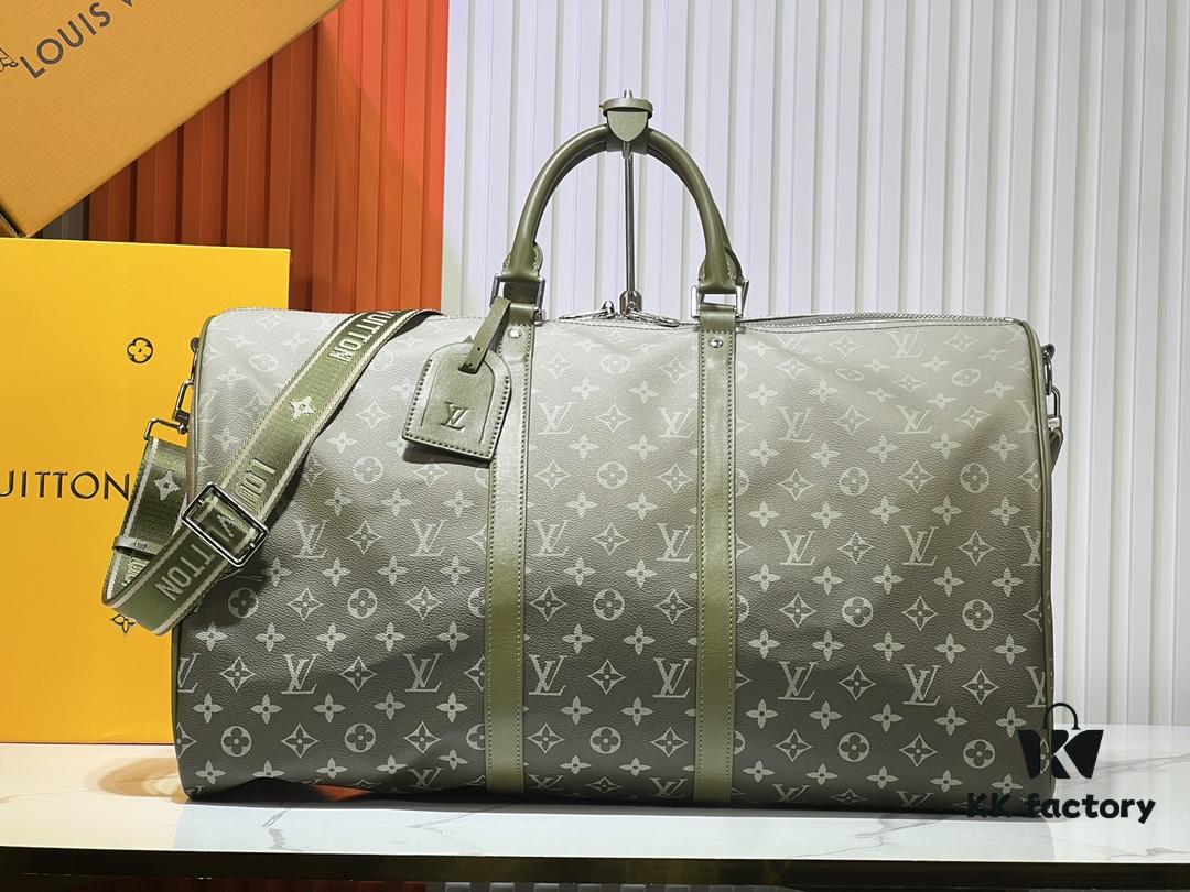 693066416e68136f4d9a47f8 M11558 41416 41414 Black Gradient Blue Green Louis Vuitton LV 24FW New Monogram Black Classic Pattern Gradient Blue Pattern Series Messenger Bag Montsouris Crossbody Bag Keepall 55 Travel Bag Multiple Classic Styles