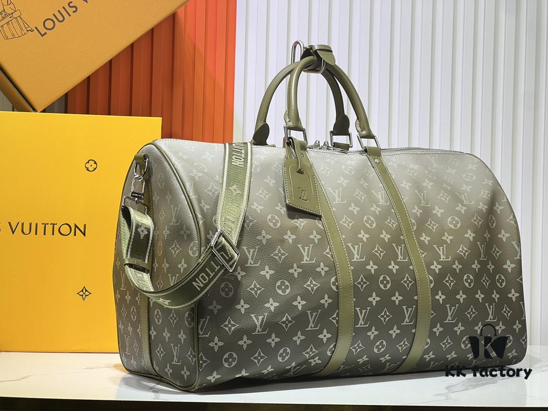 693066426e68136f4d9a47f9 M11558 41416 41414 Black Gradient Blue Green Louis Vuitton LV 24FW New Monogram Black Classic Pattern Gradient Blue Pattern Series Messenger Bag Montsouris Crossbody Bag Keepall 55 Travel Bag Multiple Classic Styles
