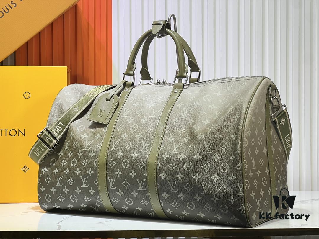 693066446e68136f4d9a47fc M11558 41416 41414 Black Gradient Blue Green Louis Vuitton LV 24FW New Monogram Black Classic Pattern Gradient Blue Pattern Series Messenger Bag Montsouris Crossbody Bag Keepall 55 Travel Bag Multiple Classic Styles