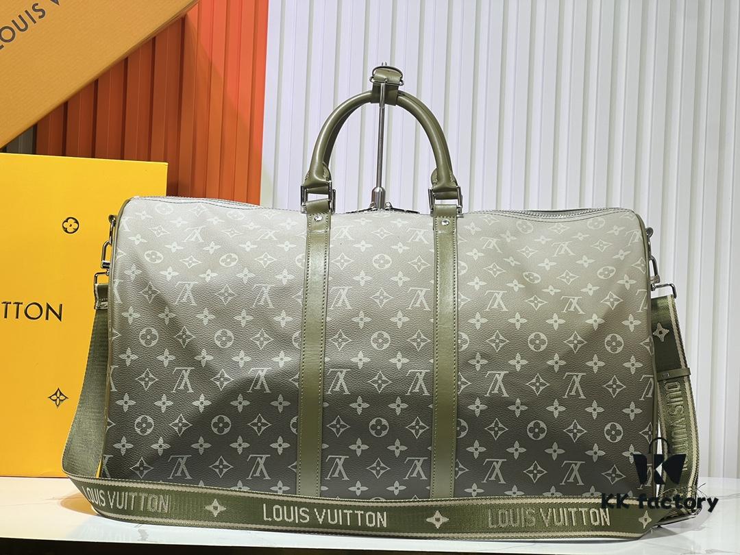 693066446e68136f4d9a47fd M11558 41416 41414 Black Gradient Blue Green Louis Vuitton LV 24FW New Monogram Black Classic Pattern Gradient Blue Pattern Series Messenger Bag Montsouris Crossbody Bag Keepall 55 Travel Bag Multiple Classic Styles