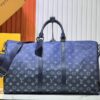 693066466e68136f4d9a4802 Louis Vuitton LV 24FW New Monogram Black Ombré Blue Green Gradient Series Messenger Bag Montsouris Crossbody Bag Keepall 55 Travel Bag Multiple Classic Styles