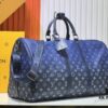 693066466e68136f4d9a4803 Louis Vuitton LV 24FW New Monogram Black Ombré Blue Green Gradient Series Messenger Bag Montsouris Crossbody Bag Keepall 55 Travel Bag Multiple Classic Styles