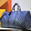 693066486e68136f4d9a4804 Louis Vuitton LV 24FW New Monogram Black Ombré Blue Green Gradient Series Messenger Bag Montsouris Crossbody Bag Keepall 55 Travel Bag Multiple Classic Styles
