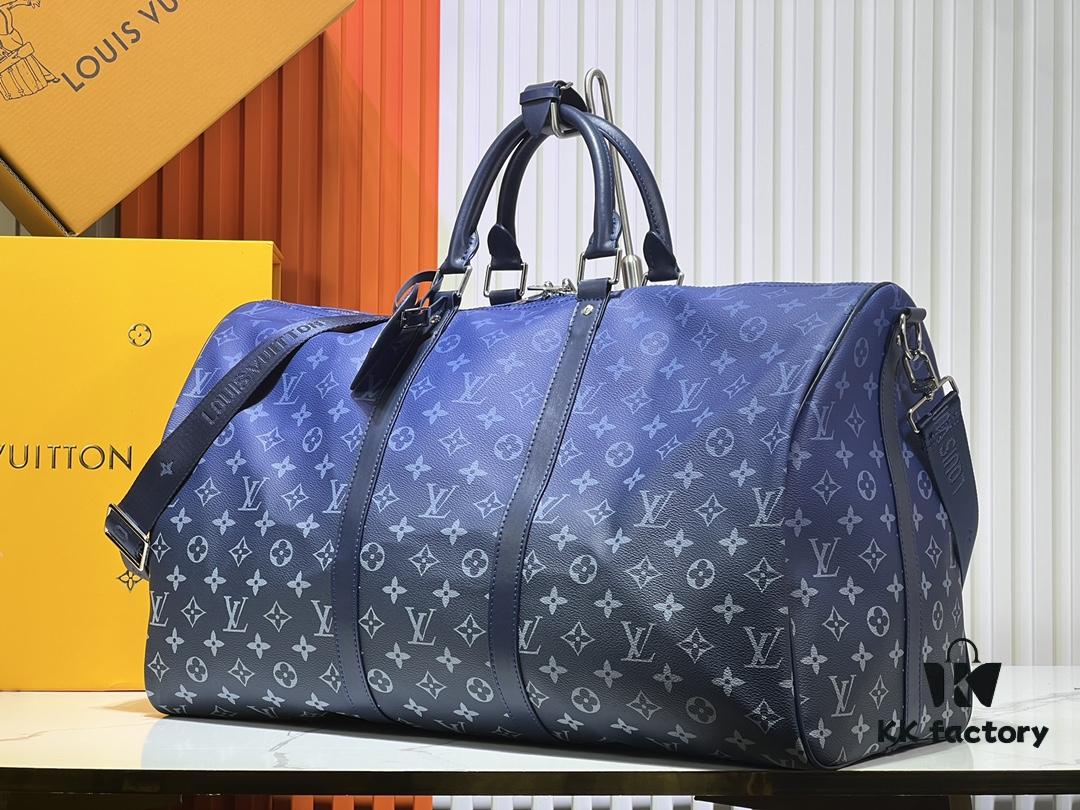 693066486e68136f4d9a4804 Louis Vuitton LV 24FW New Monogram Black Ombré Blue Green Gradient Series Messenger Bag Montsouris Crossbody Bag Keepall 55 Travel Bag Multiple Classic Styles